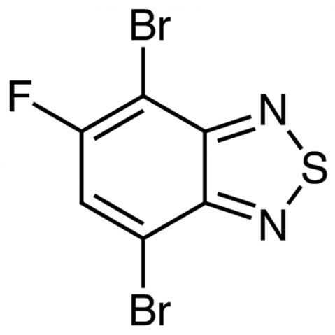 4,7-Dibromo-5-fluoro-2,1,3-benzothiadiazole Chemische Struktur