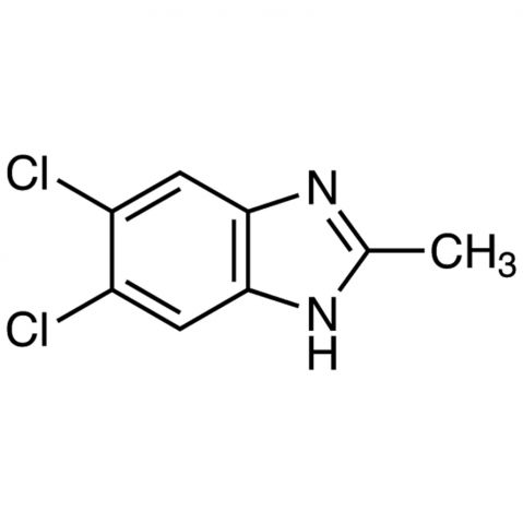 5,6-Dichloro-2-methylbenzimidazole Chemische Struktur