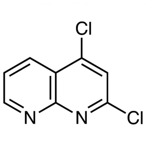 2,4-Dichloro-1,8-naphthyridine التركيب الكيميائي