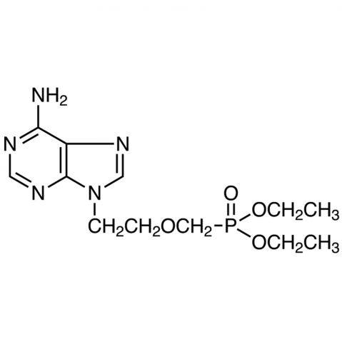 Diethyl [[2-(6-Amino-9H-purin-9-yl)ethoxy]methyl]phosphonate Chemical Structure