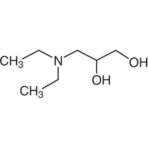 3-(Diethylamino)-1,2-propanediol Chemische Struktur