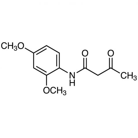 2',4'-Dimethoxyacetoacetanilide Chemical Structure