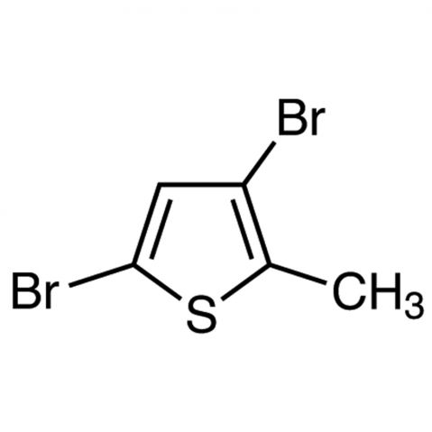 3,5-Dibromo-2-methylthiophene Chemische Struktur