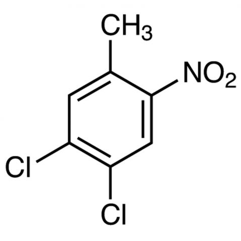 4,5-Dichloro-2-nitrotoluene Chemische Struktur