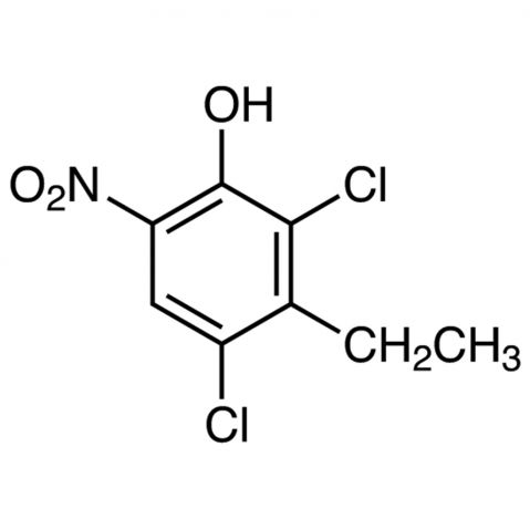 2,4-Dichloro-3-ethyl-6-nitrophenol Chemical Structure