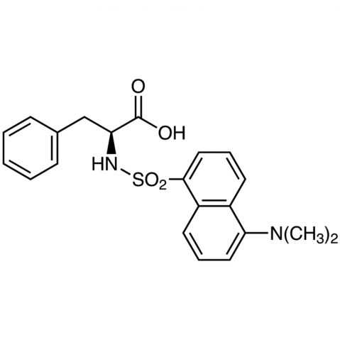 Dansyl-L-phenylalanine 化学構造