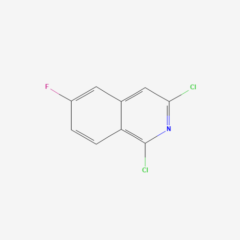 1,3-Dichloro-6-fluoroisoquinoline التركيب الكيميائي