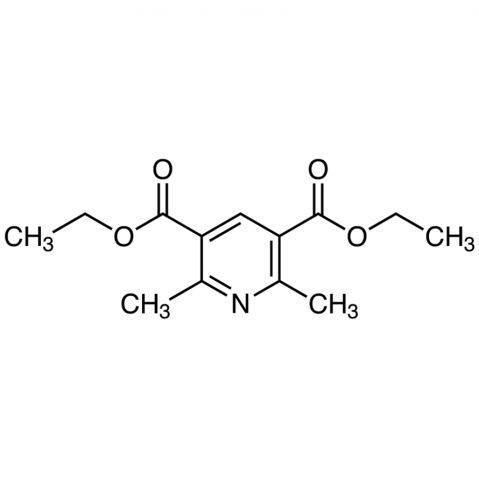 Diethyl 2,6-dimethylpyridine-3,5-dicarboxylate Chemical Structure