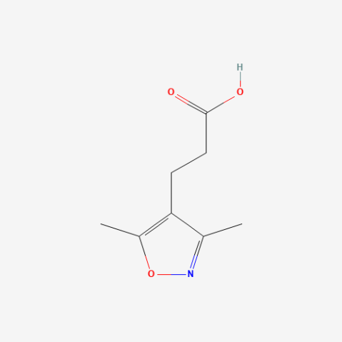 3-(3,5-Dimethylisoxazol-4-yl)propanoic acid 化学構造