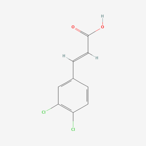 3,4-Dichlorocinnamic acid Chemical Structure