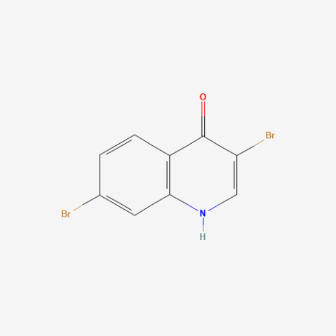 3,7-Dibromo-4-hydroxyquinoline Chemical Structure