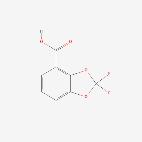 2,2-Difluoro-1,3-benzodioxole-4-carboxylic acid Chemical Structure