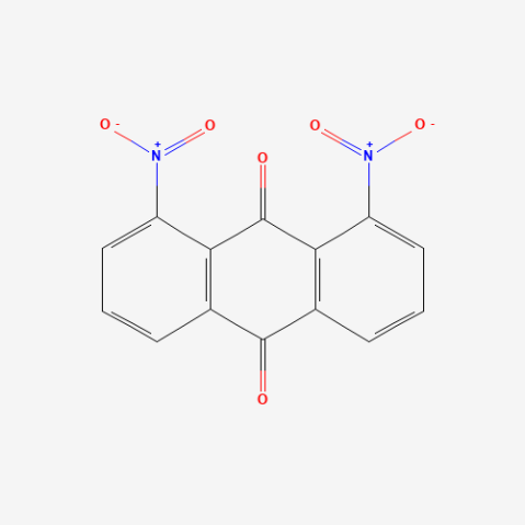 1,8-Dinitroanthraquinone 化学構造