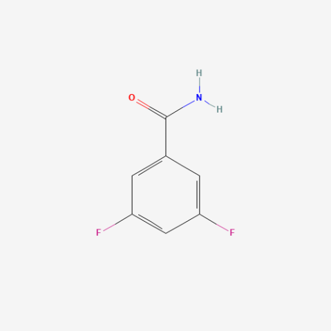 3,5-Difluorobenzamide 化学構造