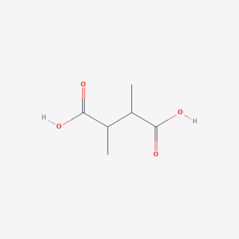 2,3-Dimethylsuccinic acid Chemische Struktur