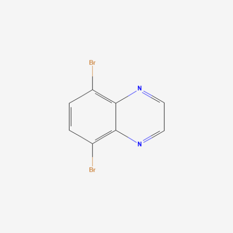 5,8-Dibromoquinoxaline Chemical Structure