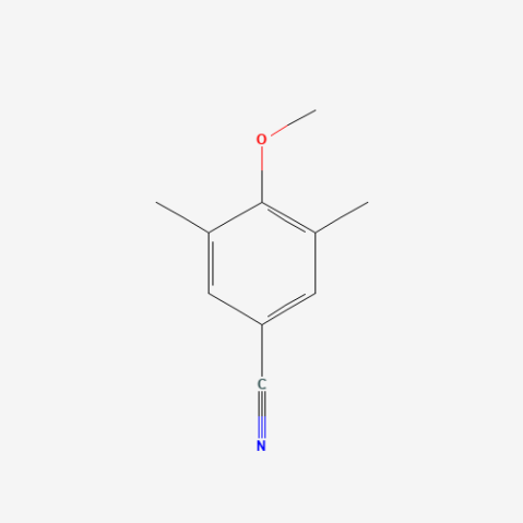 3,5-Dimethyl-4-methoxybenzonitrile Chemische Struktur