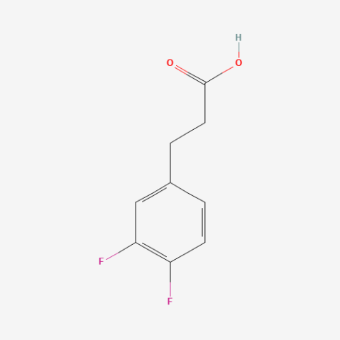 3,4-Difluorohydrocinnamic acid Chemical Structure