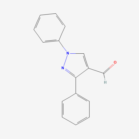 1,3-Diphenyl-1H-pyrazole-4-carboxaldehyde Chemische Struktur