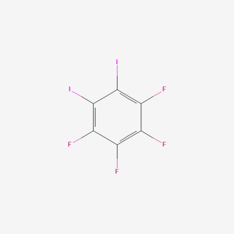 1,2-Diiodotetrafluorobenzene 化学構造