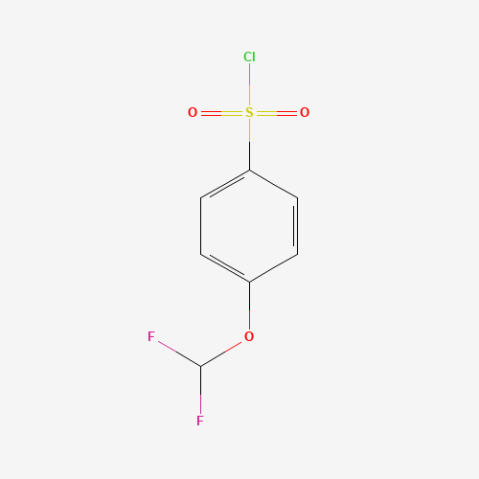 4-(Difluoromethoxy)benzenesulfonyl chloride 化学構造