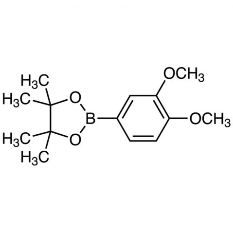 2-(3,4-Dimethoxyphenyl)-4,4,5,5-tetramethyl-1,3,2-dioxaborolane Chemische Struktur