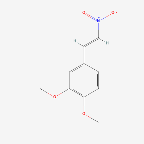 3,4-Dimethoxy-^b-nitrostyrene 化学構造