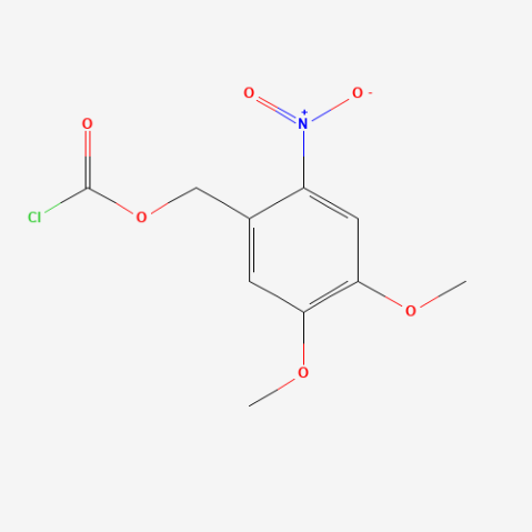 4,5-Dimethoxy-2-nitrobenzyl chloroformate Chemical Structure