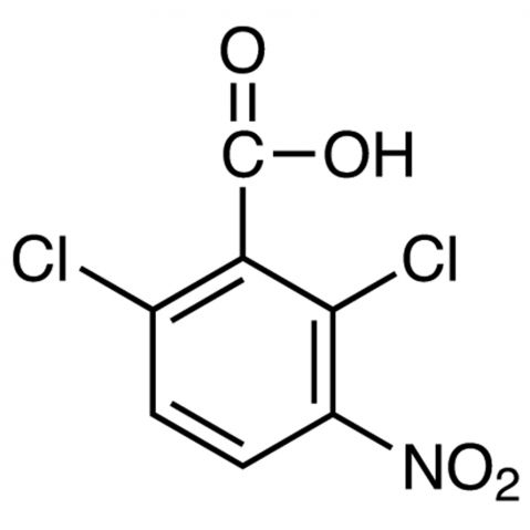 2,6-Dichloro-3-nitrobenzoic acid Chemische Struktur