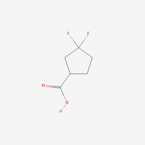 3,3-difluorocyclopentane-1-carboxylic acid Chemical Structure