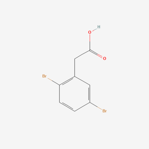 2,5-Dibromobenzeneacetic acid Chemical Structure