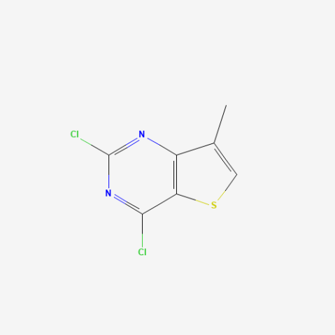 2,4-dichloro-7-methylthieno[3,2-d]pyrimidine 化学構造