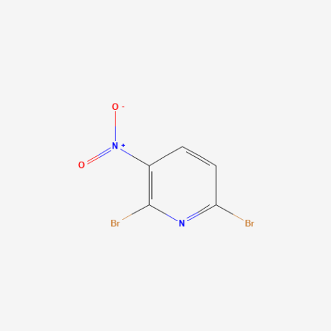 2,6-dibromo-3-nitropyridine Chemical Structure