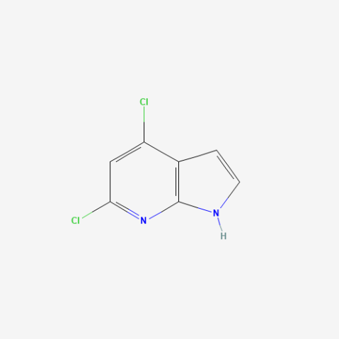 4,6-dichloro-1H-pyrrolo[2,3-b]pyridine Chemical Structure