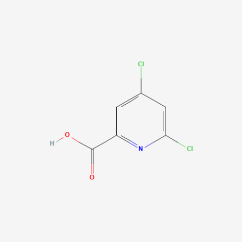 4,6-dichloropyridine-2-carboxylic acid Chemische Struktur