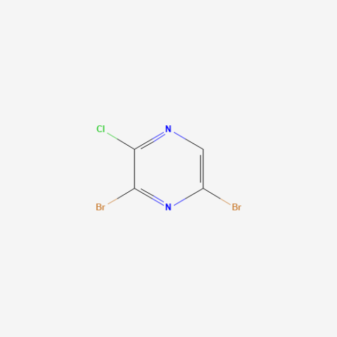 3,5-Dibromo-2-chloropyrazine Chemical Structure