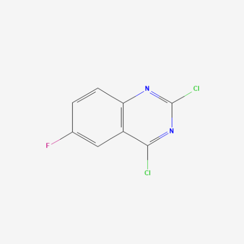 2,4-Dichloro-6-fluoroquinazoline Chemical Structure