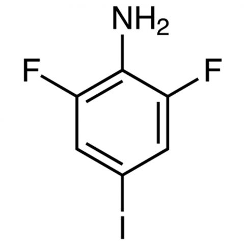 2,6-Difluoro-4-iodoaniline Chemical Structure