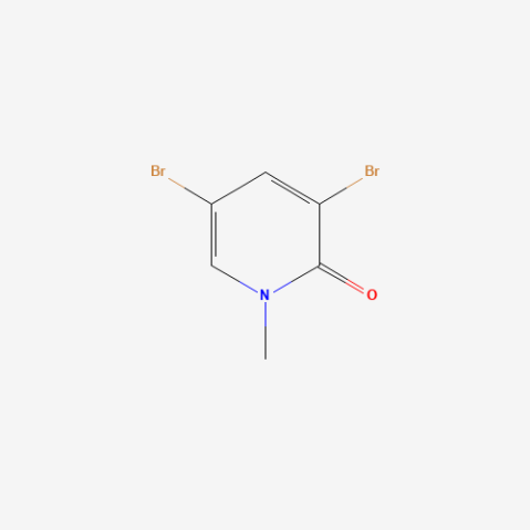 3,5-Dibromo-1-methylpyridin-2(1h)-one التركيب الكيميائي