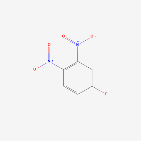 3,4-Dinitrofluorobenzene 化学構造