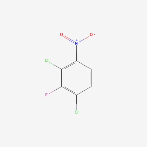 2,4-Dichloro-3-fluoronitrobenzene 化学構造