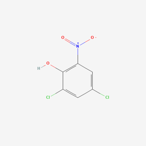 2,4-Dichloro-6-nitrophenol Chemische Struktur