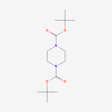 1,4-Di-tert-butyl piperazine-1,4-dicarboxylate Chemical Structure