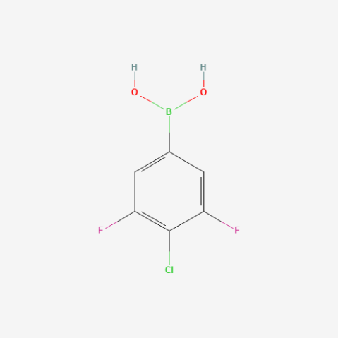 3,5-Difluoro-4-chlorophenylboronic acid Chemical Structure