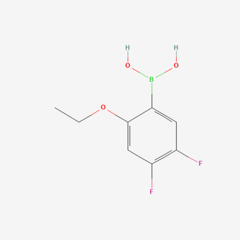 4,5-Difluoro-2-ethoxyphenylboronic acid(contains varying amounts of Anhydride) Chemische Struktur