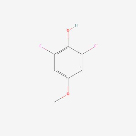 2,6-Difluoro-4-methoxyphenol Chemical Structure