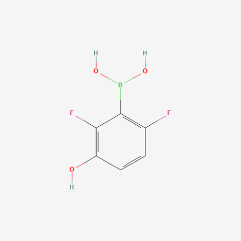 2,6-Difluoro-3-hydroxyphenylboronic acid Chemical Structure