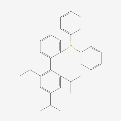 2-(Diphenylphosphino)-2',4',6'-triisopropylbiphenyl Chemical Structure