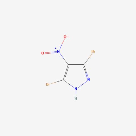 3,5-Dibromo-4-nitro-1H-pyrazole التركيب الكيميائي