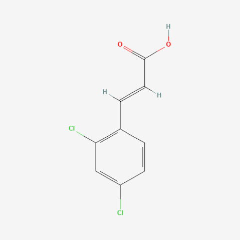 2,4-Dichlorocinnamic acid Chemical Structure